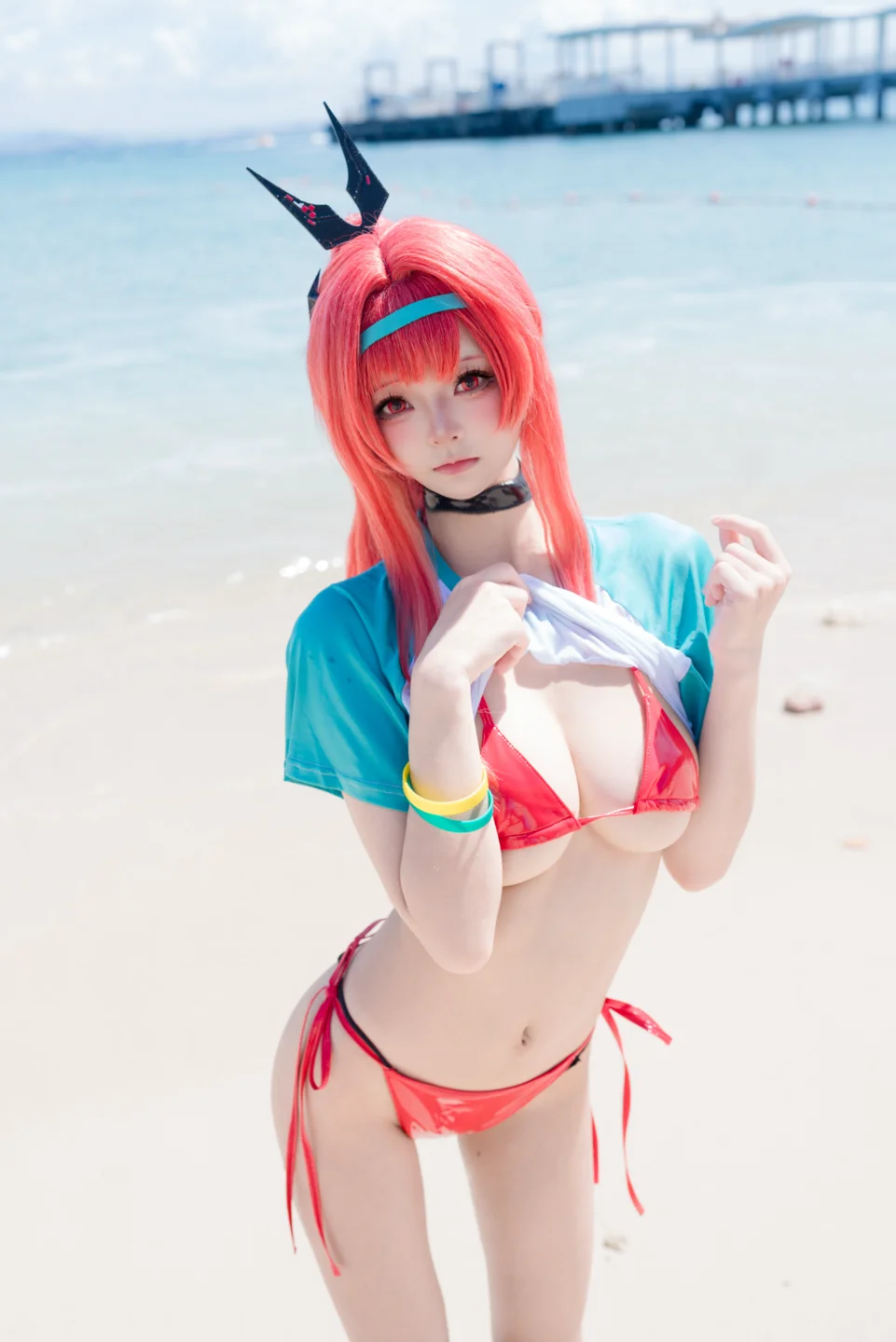 九柒喵 - No.034 拉毗泳装 [11P-348MB]